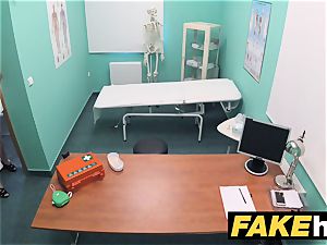 fake health center diminutive light-haired Czech patient health test