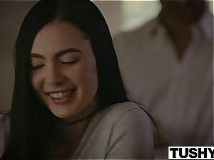 TUSHY Ariana Marie And Marley Brinx first buttfuck 3some
