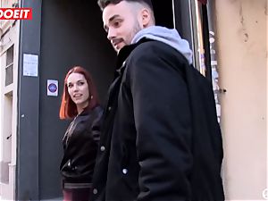 Spanish adult movie star entices random man into lovemaking on web cam
